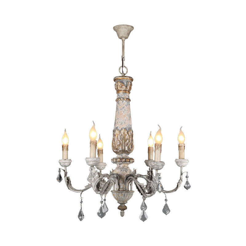 Nordic Starburst suspendu en bois de lustre suspendu 6