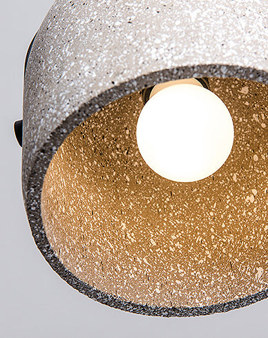 Glockendecke Anhänger leichte minimalistische Zement -Esszimmer Hanging Lamp Kit