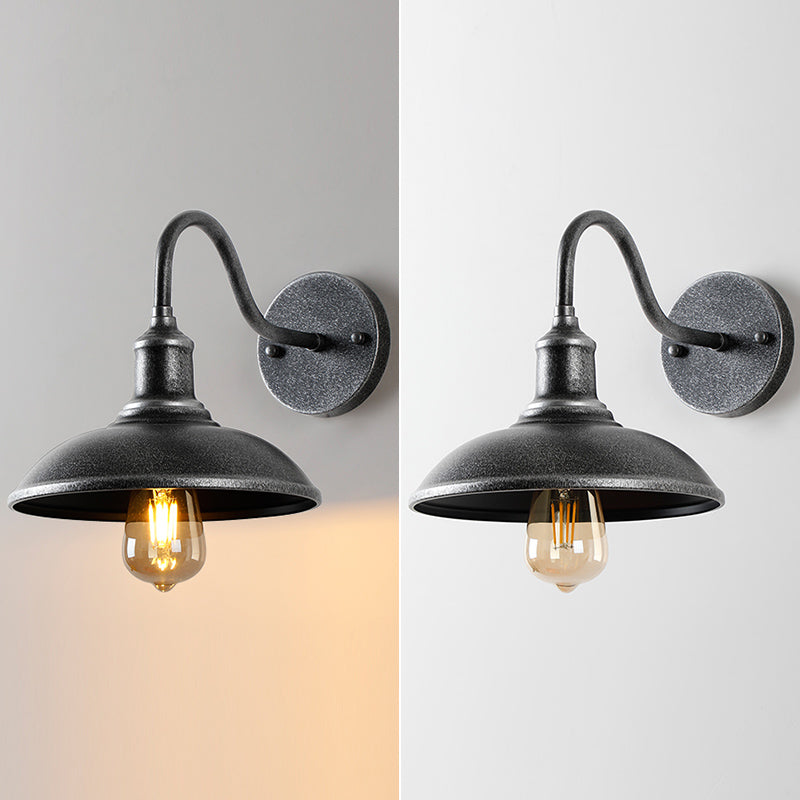 Lidwandmontaglampen Vintage Industrial Metall Wandleuchten Beleuchtungskörper für den Innenhof