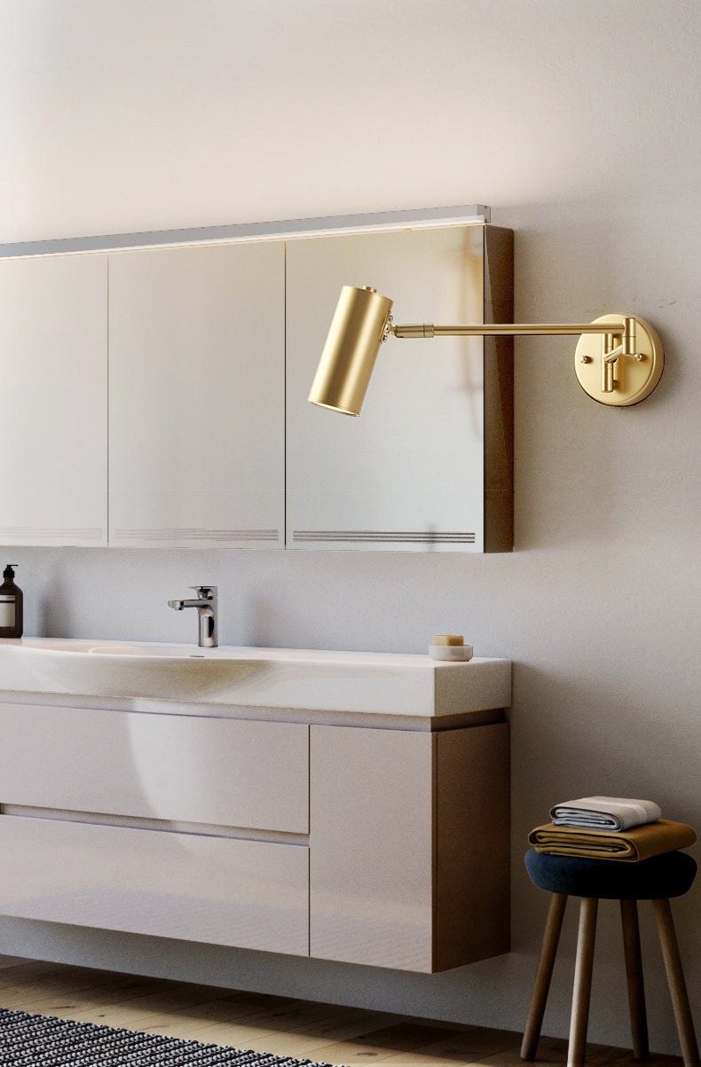 Lampada a parete a parete altalena Postmoderna Simplicità Sconcetto murale acrilico per bagno