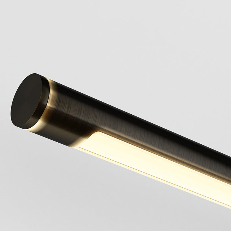 Luces de pared de tocador lineal Simplicidad posmoderna Disparo de pared acrílico para baño