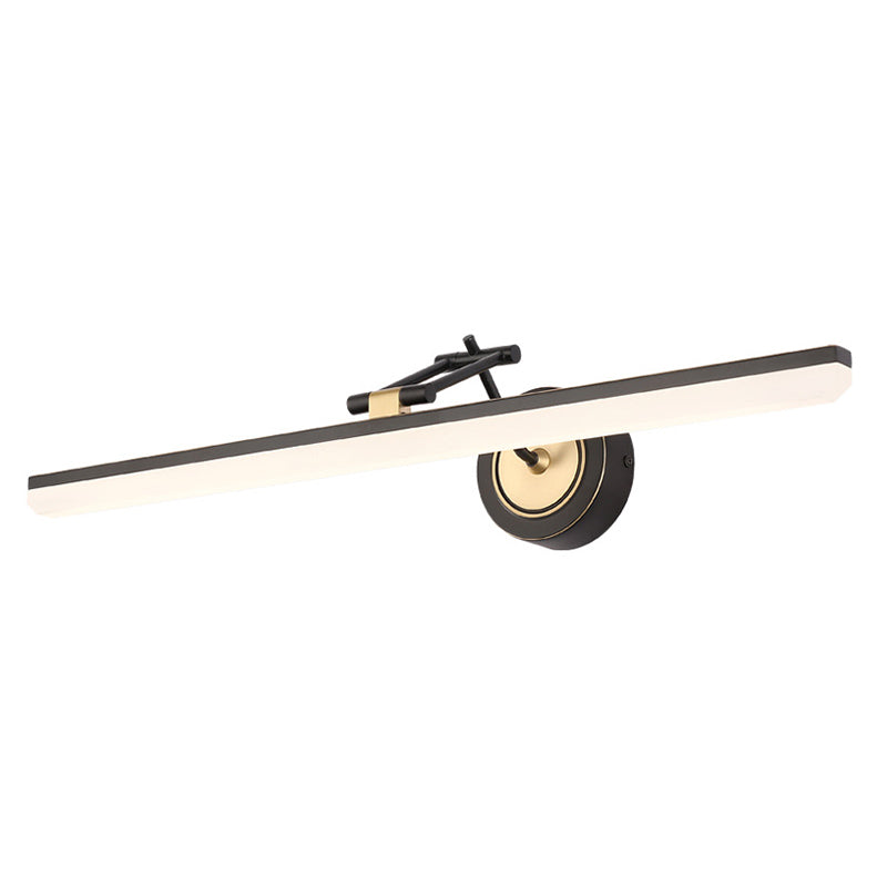 Vanité allongée Lumières murales postmodernes simplicité applique murale acrylique pour salle de bain