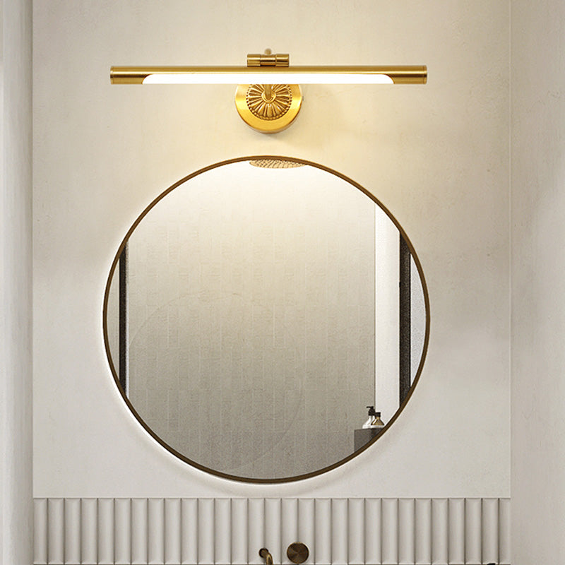 Luces de pared de tocador lineal Simplicidad posmoderna Disparo de pared acrílico para baño