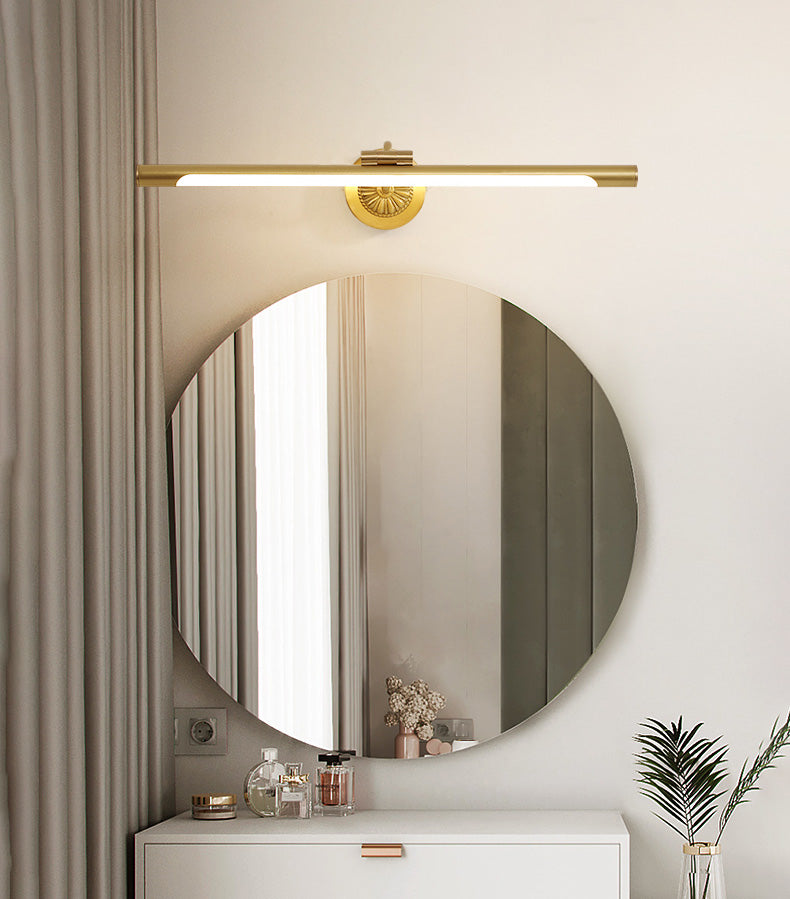 Luces de pared de tocador lineal Simplicidad posmoderna Disparo de pared acrílico para baño