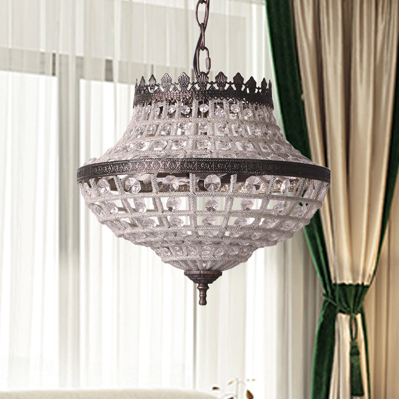 2 bulbi lampadario a soffitto tagliato laser il tradizionale illuminazione a sospensione di cristallo in bronzo