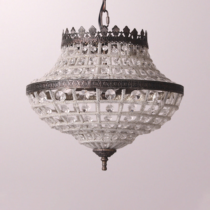 2 bulbi lampadario a soffitto tagliato laser il tradizionale illuminazione a sospensione di cristallo in bronzo