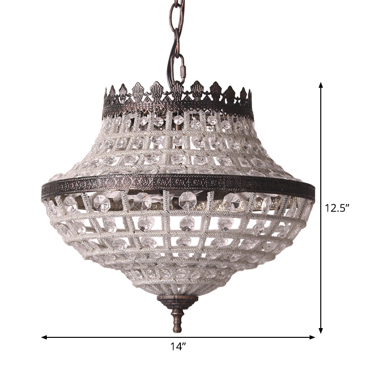 2 bulbi lampadario a soffitto tagliato laser il tradizionale illuminazione a sospensione di cristallo in bronzo