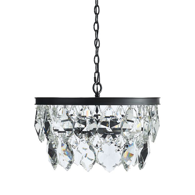 Lampella a 2 strati Light Light MODER Crystal 3 teste Kit lampada sospesa per sala da pranzo