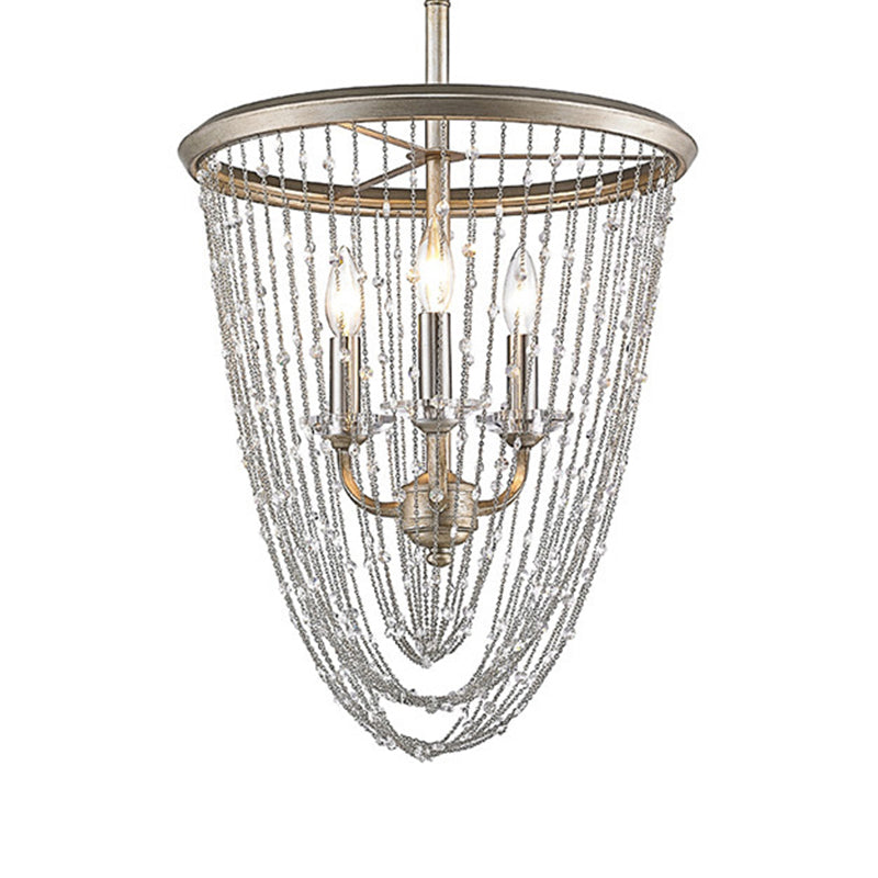 3 bulbi cono cono lampadario a cono il lampadario contemporaneo di illuminazione sospesa in oro