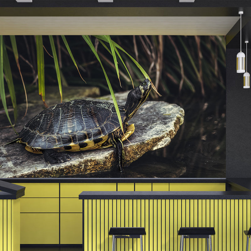 Customized Tortoise Mural Decal Eco-friendly Wallpaper for Living Room Wall Art