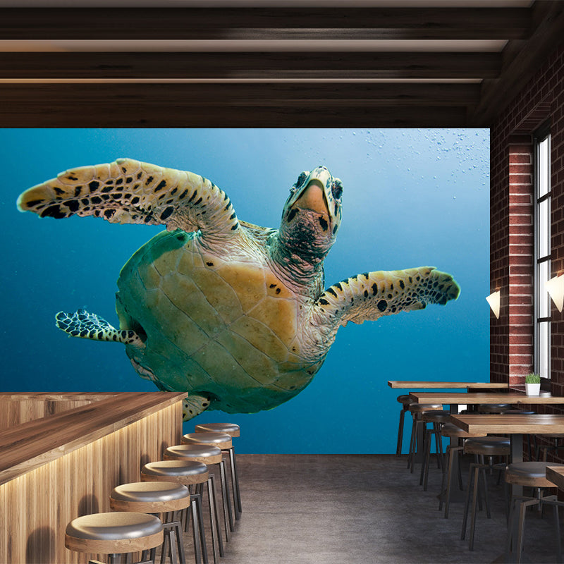 Customized Tortoise Mural Decal Eco-friendly Wallpaper for Living Room Wall Art