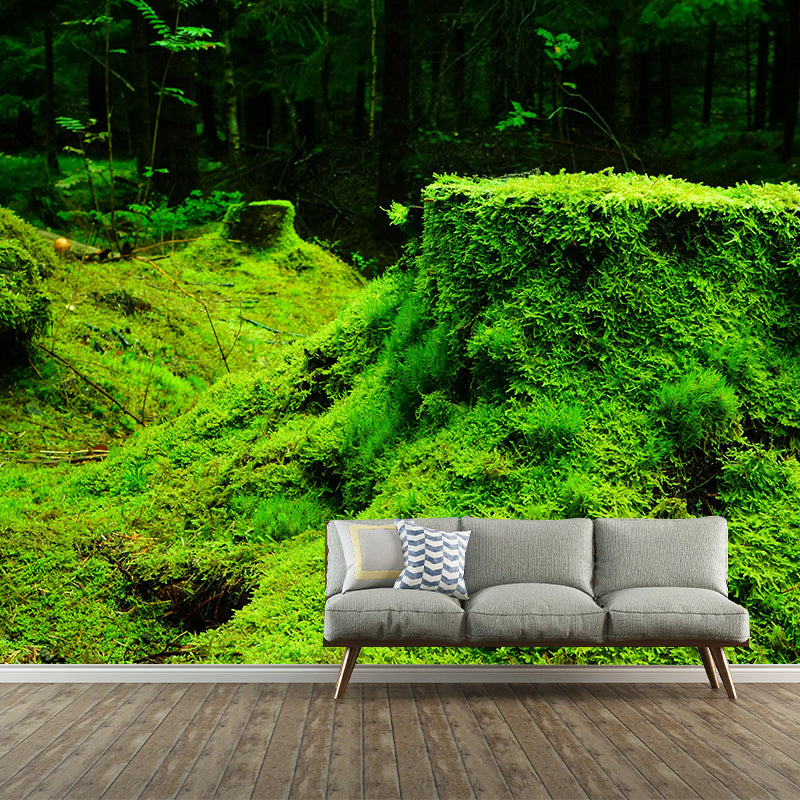 Bright Color Moss Painting Mural Decal Modern Stain-Proof Wall Covering