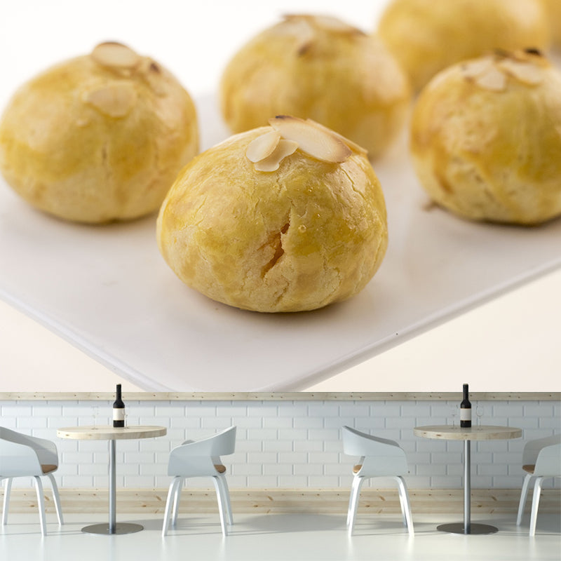 Soft Color Dessert Painting Mural Decal Modern Commercial Use Eco-friendly Wall Covering