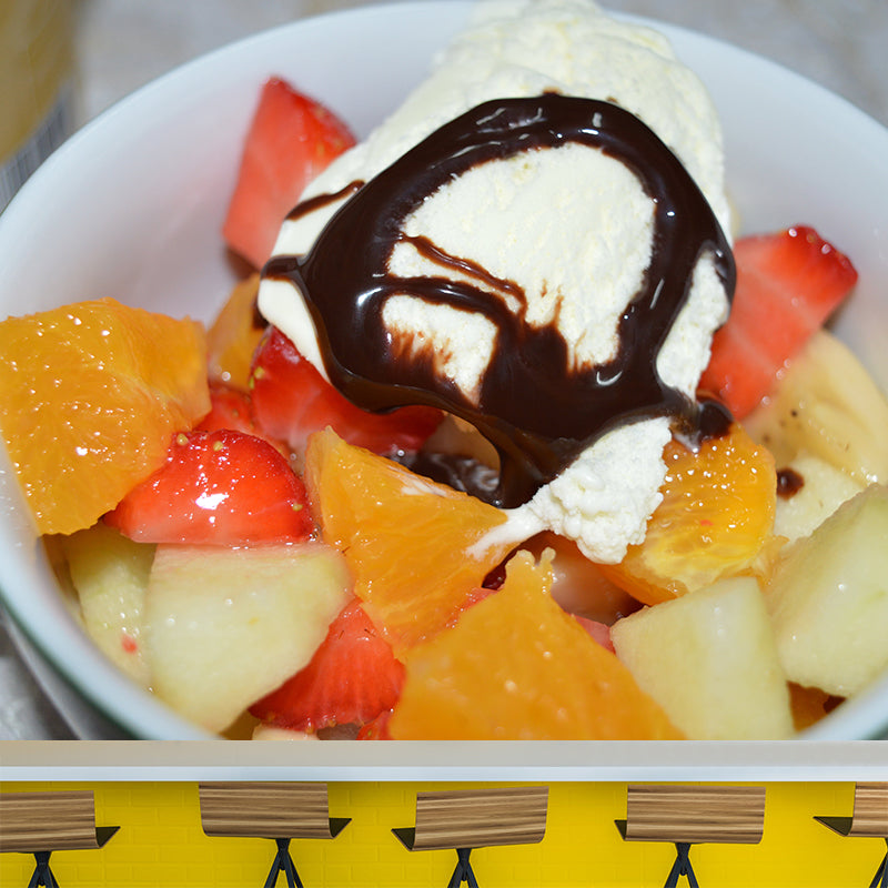 Customized Modern Ice Cream Mural Wallpaper Commerce Shop Water Resistant