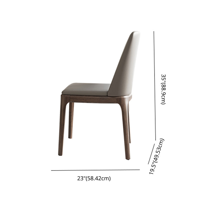 Modern Sintered Stone Table Set of 5/7 with Rectangle Table Dining Set with PU Leather  Chairs