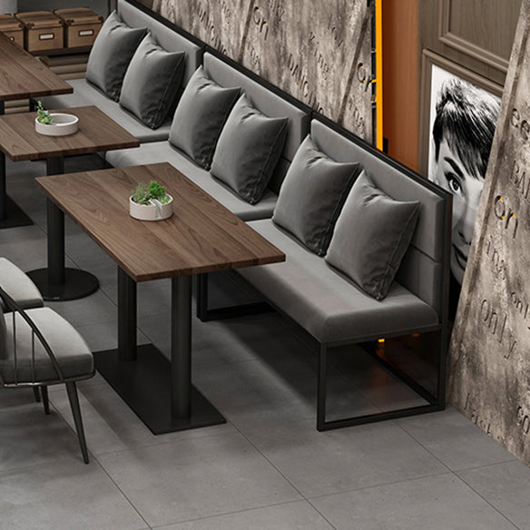 Industrial Style Solid Wood Top Dining¬†Room¬†Set with Rectangle Shape Dining Table Furniture