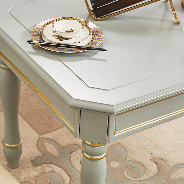 Traditional Wooden Dining¬†Room¬†Set with Rectangle Table Home Dining Table Furniture