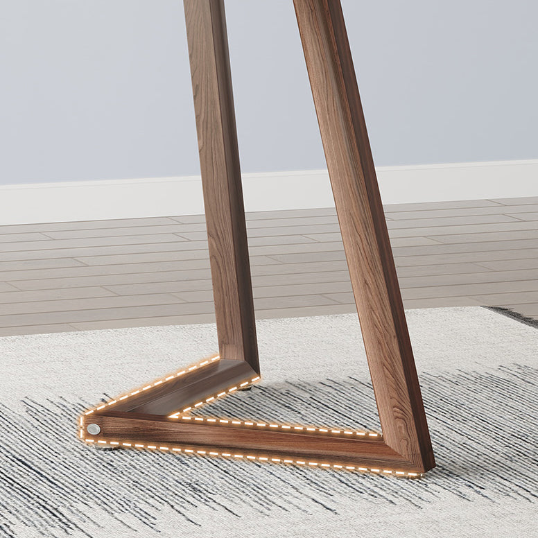 Wooden Modern Dining Room Set with Double Pedestal Base Formal Table Set for Home Use