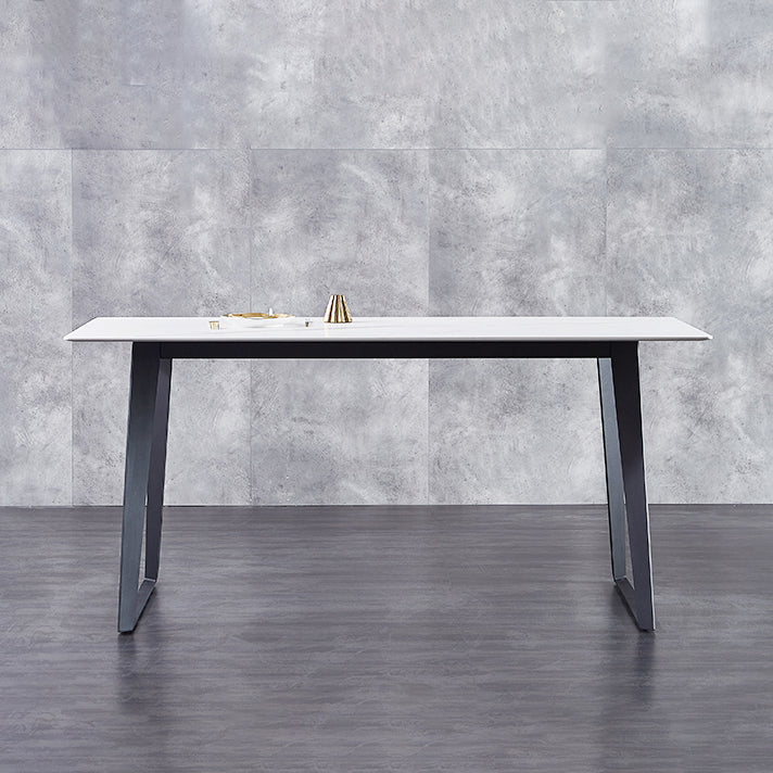 Modern Sintered Stone Dining Set White Multi Purpose Dining Table Furniture for Dining Room