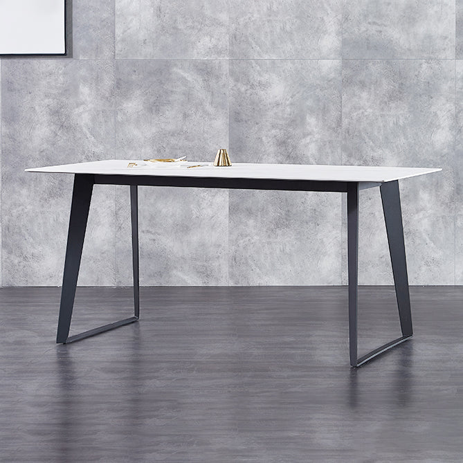 Modern Sintered Stone Dining Set White Multi Purpose Dining Table Furniture for Dining Room