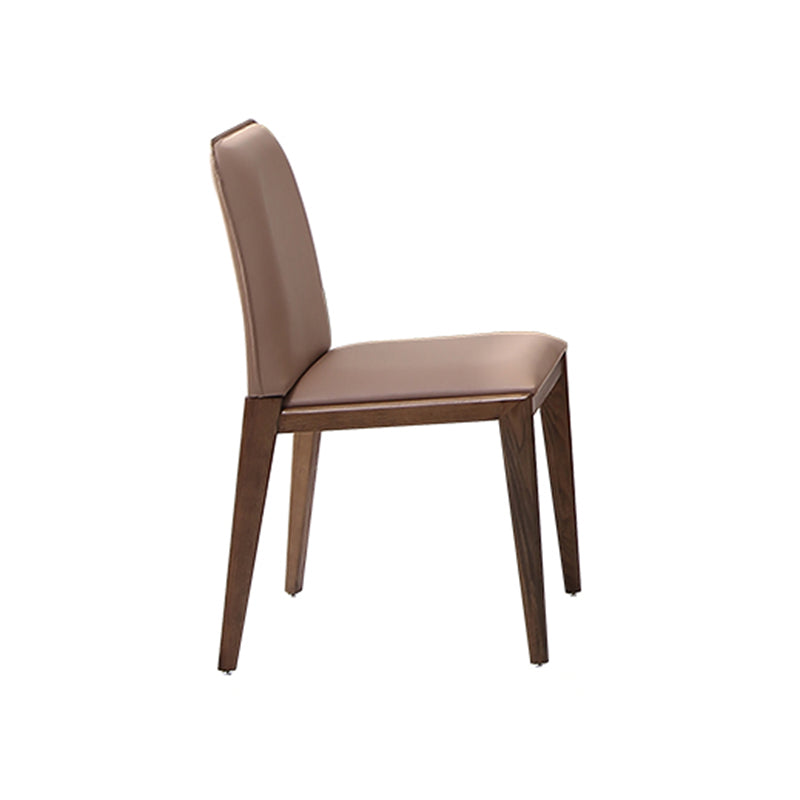 Modern Sintered Stone Dining Table Rectangular Dining Table with Four-leg Solid Wood Base