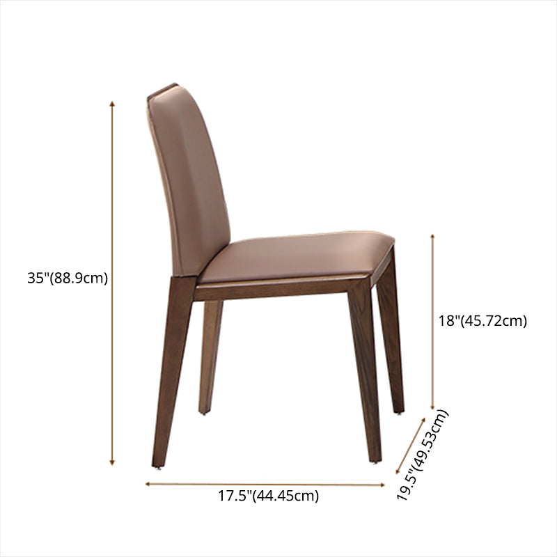 Modern Sintered Stone Dining Table Rectangular Dining Table with Four-leg Solid Wood Base