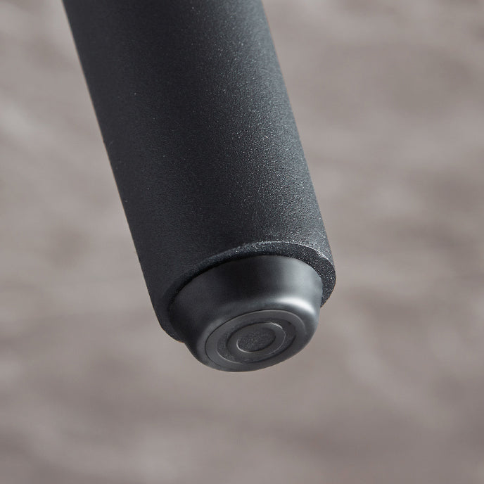 Modern Style Sintered Stone Dining Table Rectangular Dining Table with Metal Base