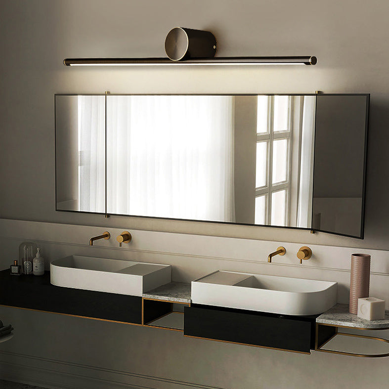 Luces de pared de tocador lineal Simplicidad posmoderna Disparo de pared acrílico para baño