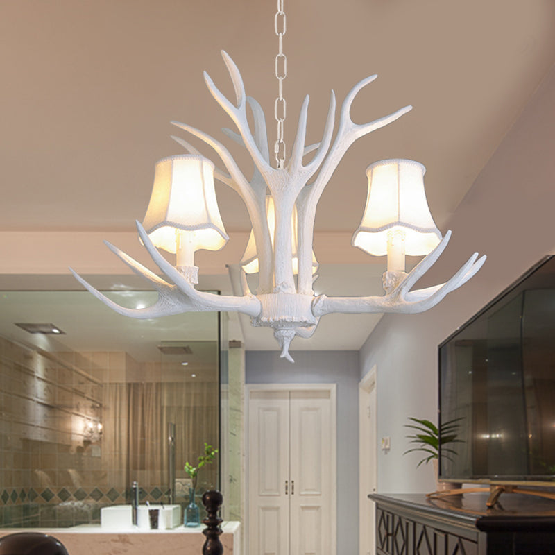 3/4/5 luci lampada dell'illuminazione del lampadario lampada a soffitto moderno a soffitto in resina in bianco in bianco per soggiorno