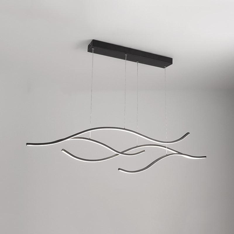 Linear Island Pendant LED New Modern Ceiling Pendant Light for Dining Room