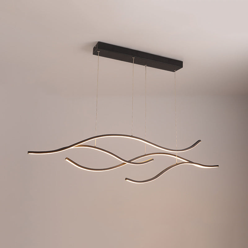 Linear Island Pendant LED New Modern Ceiling Pendant Light for Dining Room