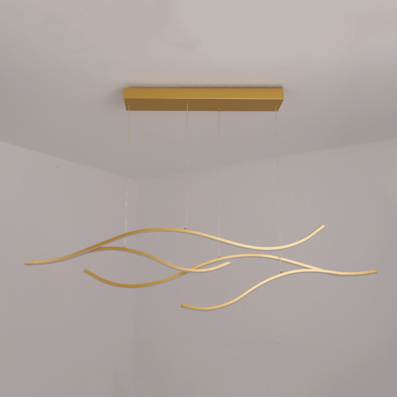 Linear Island Pendant LED New Modern Ceiling Pendant Light for Dining Room