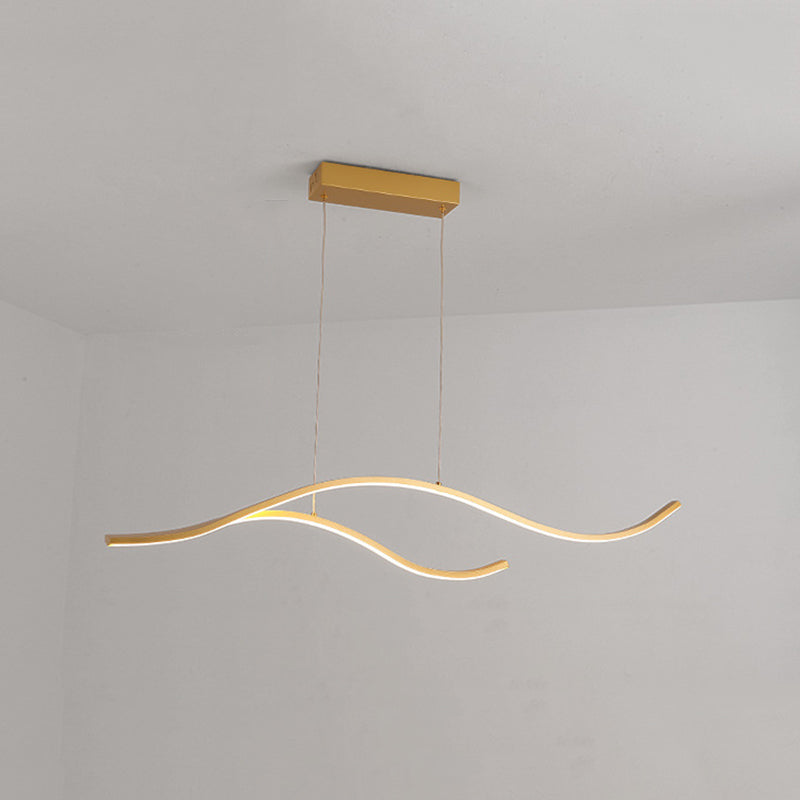 Linear Island Pendant LED New Modern Ceiling Pendant Light for Dining Room