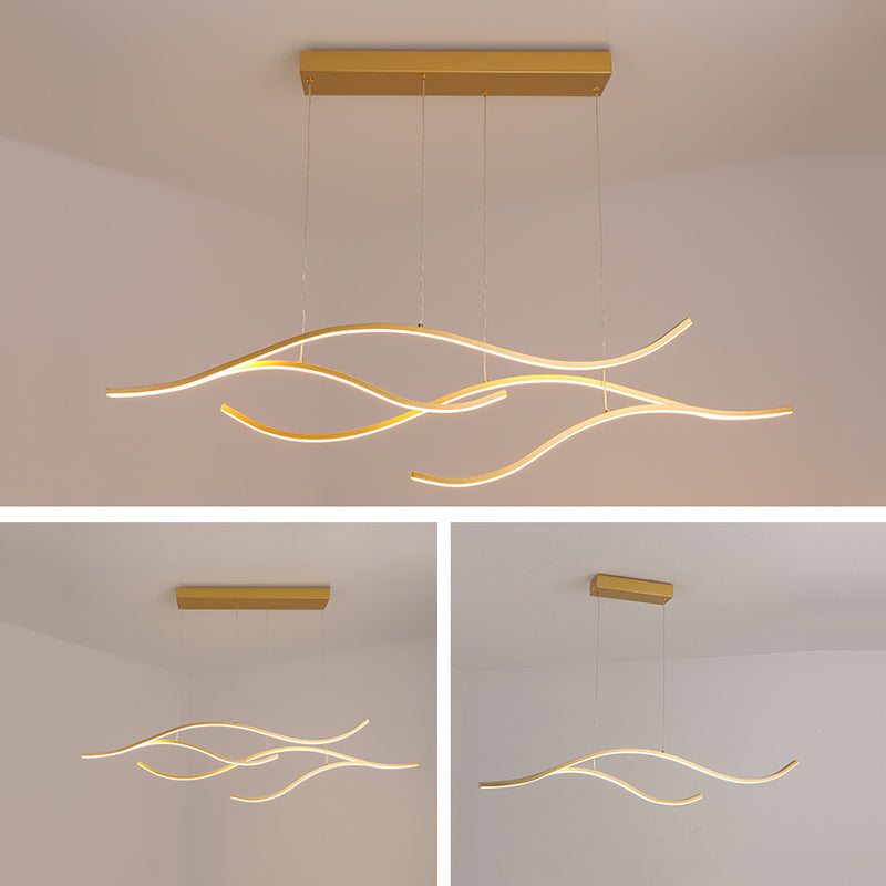 Linear Island Pendant LED New Modern Ceiling Pendant Light for Dining Room