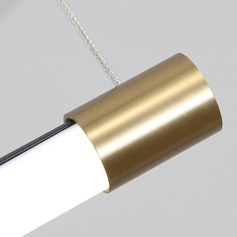 Linear Island Light Fixture Modern Island Lighting Metal Island Pendants 1 Light