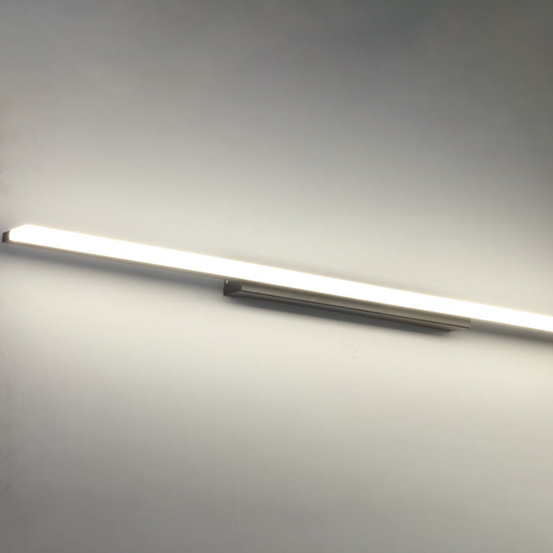 Metal linear Shade Mirror Wall Lights Modern 1 Head Wall Mount Fixture