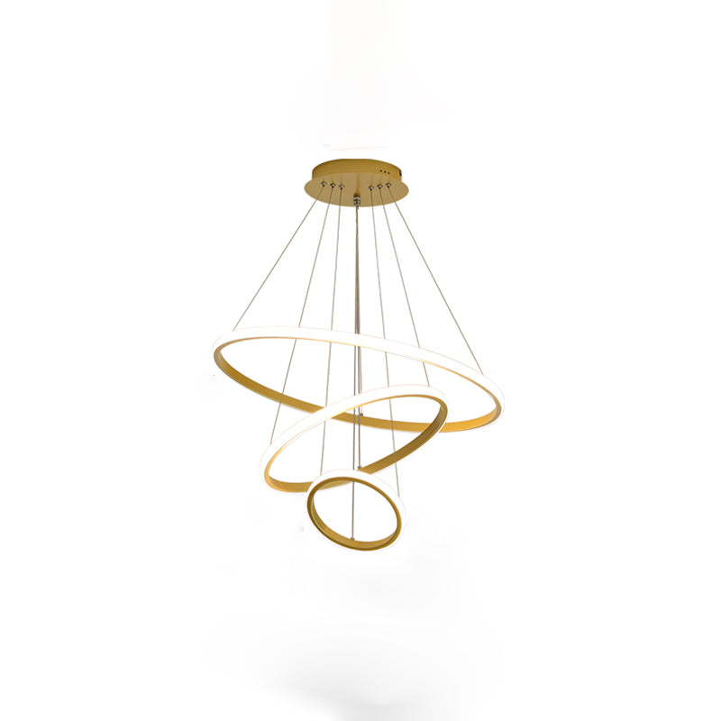 Modern Chandeliers For Dining Room Multiple Rings Chandelier Lighting Fixtures
