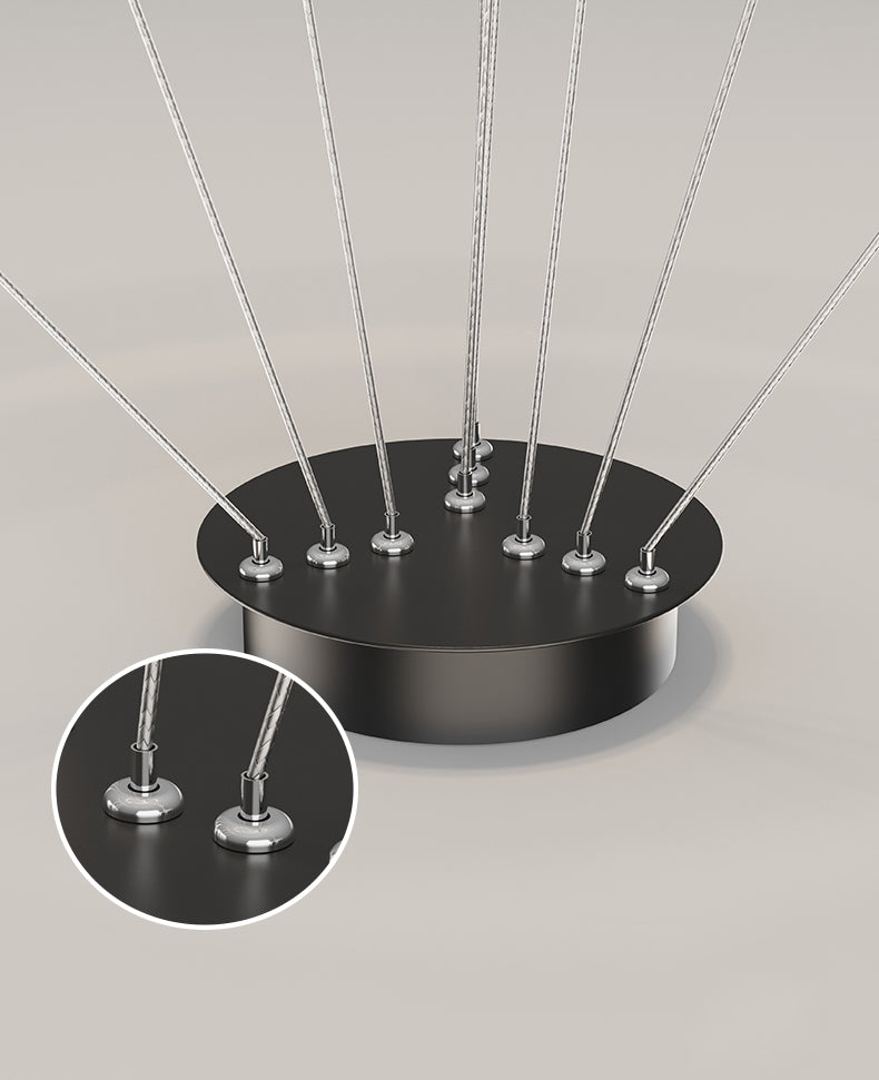 Modern Chandelier Lights Multiple Rings Chandelier Lighting Metal Chandelier