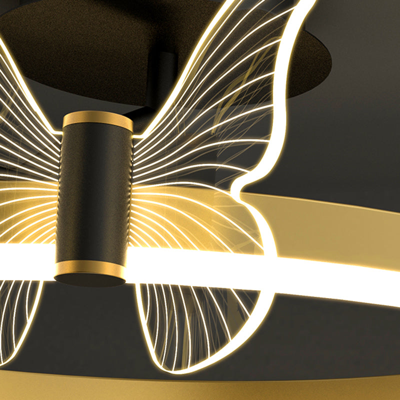 Lustre en or moderne