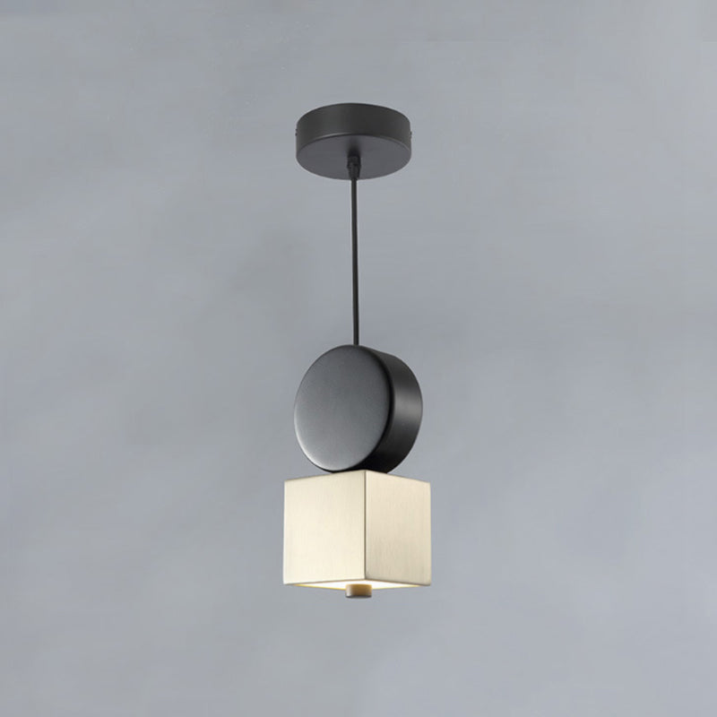 Iron Iron Contemporary sospeso a sospensione Light 1 ciondolo a 1 luce per sala da pranzo