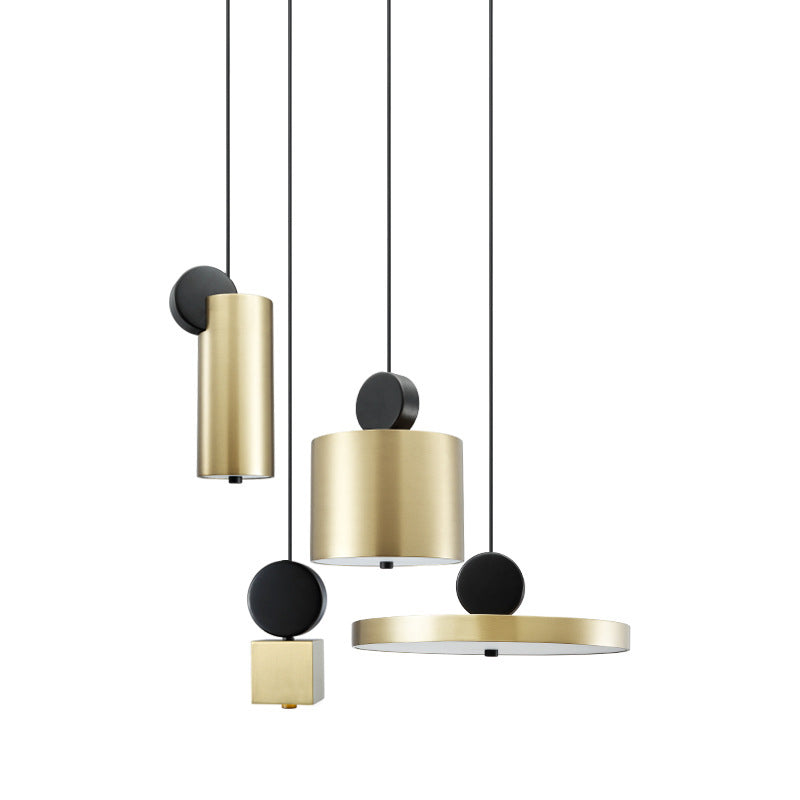 Iron Iron Contemporary sospeso a sospensione Light 1 ciondolo a 1 luce per sala da pranzo