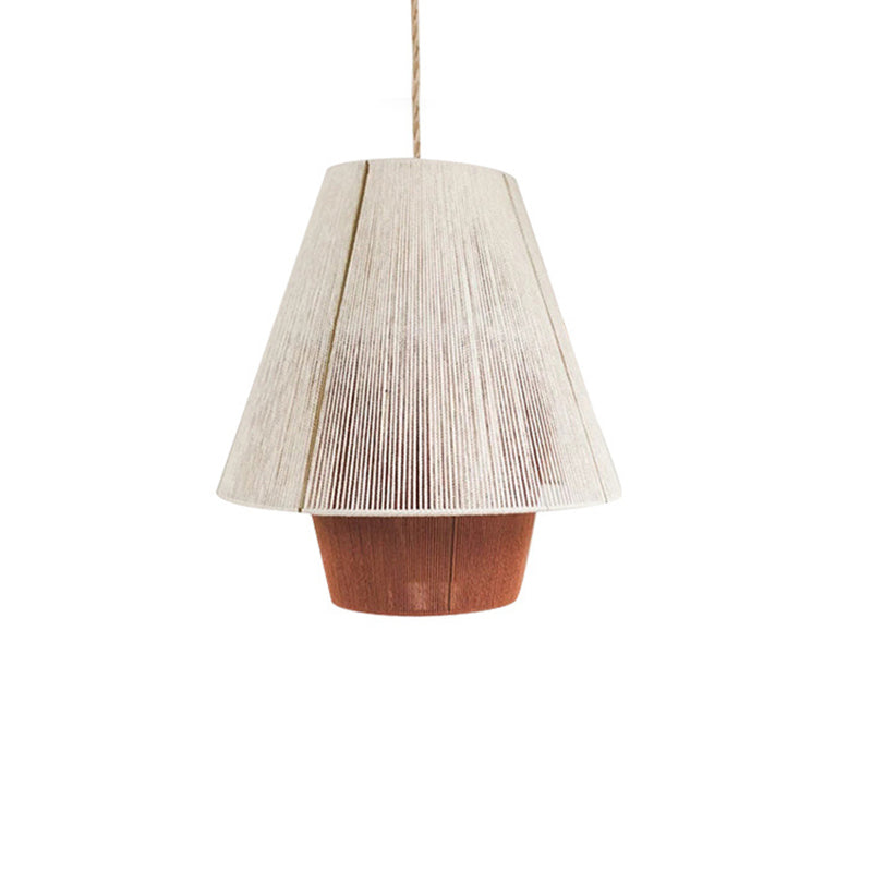 1-Licht-Bambus Hängsbeleuchtung Chinesisches Anhänger Lichtkit für Tea Room