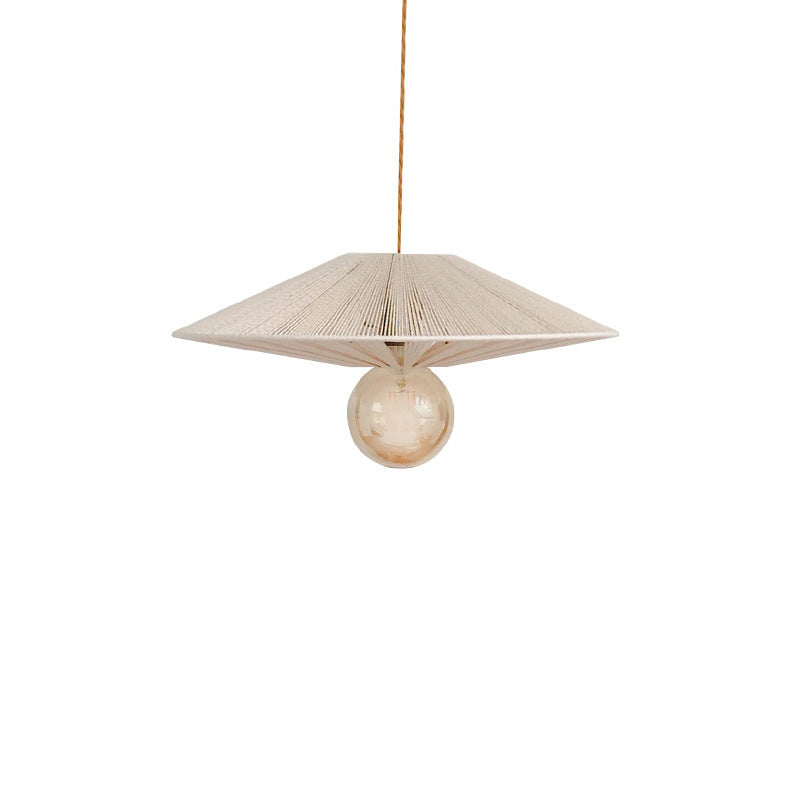 1-Licht-Bambus Hängsbeleuchtung Chinesisches Anhänger Lichtkit für Tea Room