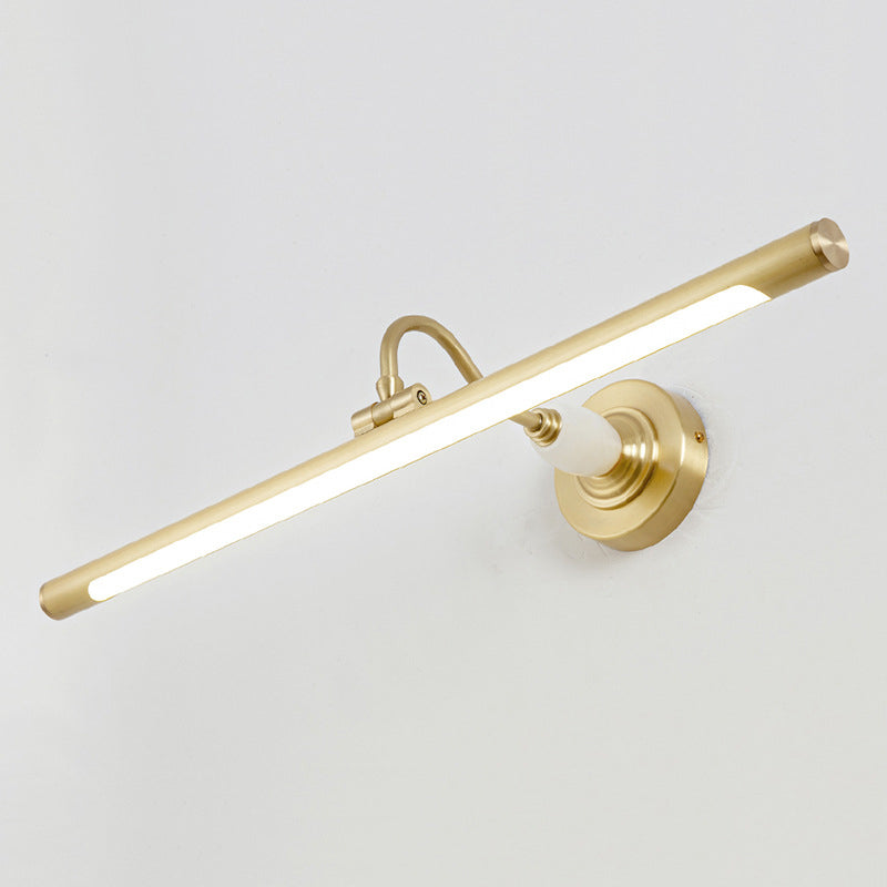 Luces de pared de tocador lineal Simplicidad posmoderna Disparo de pared acrílico para baño