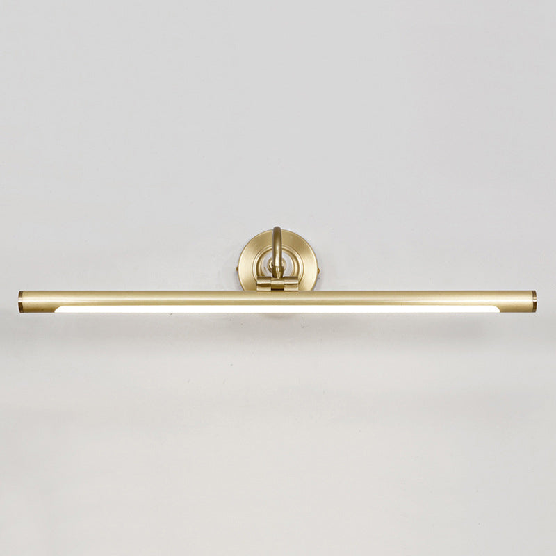 Luces de pared de tocador lineal Simplicidad posmoderna Disparo de pared acrílico para baño