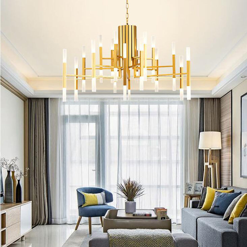 Lampade a sospensione del ramo illuminazione lampadario postmoderno per soggiorno sala da pranzo