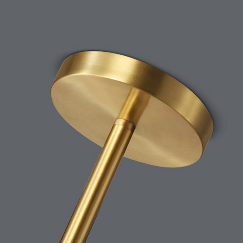 Brass Chandelier Lighting Postmodern Pendant Lamp for Living Room Dinning Room