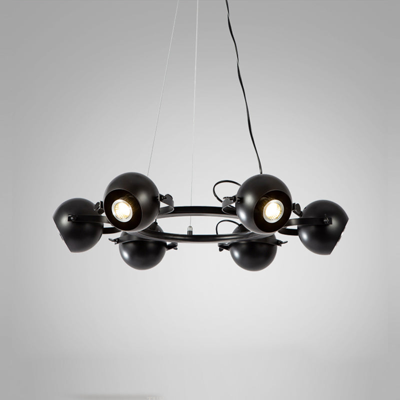 Assayements d'éclairage rond Postmodern Chandelier pour salle à manger du salon