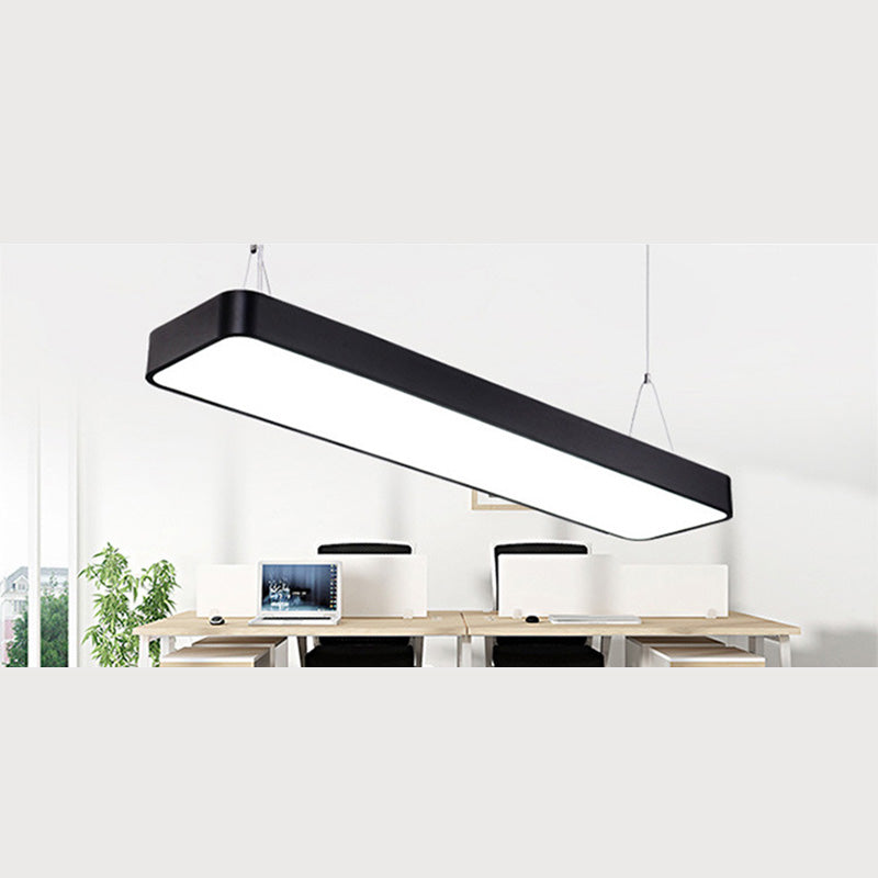 Metal Frame Led Pendent in Modern Style Led Suspended Lights for Office Conference Room