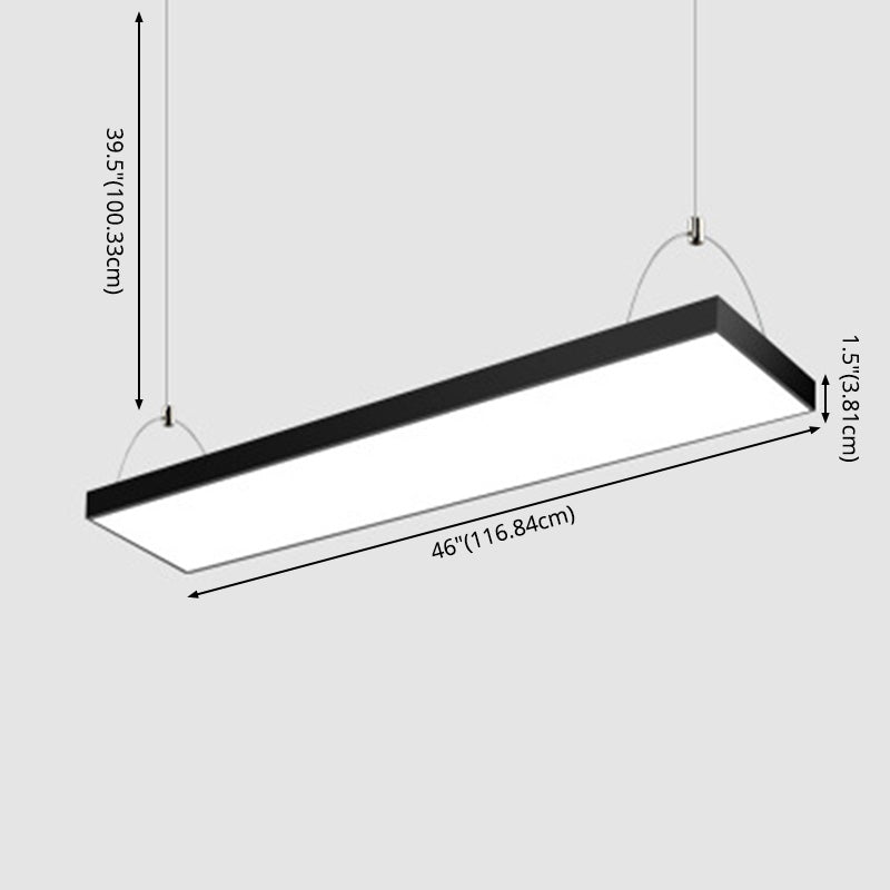 Contemporary Simple Style Led Pendant Decorative Lights for Office Meeting room